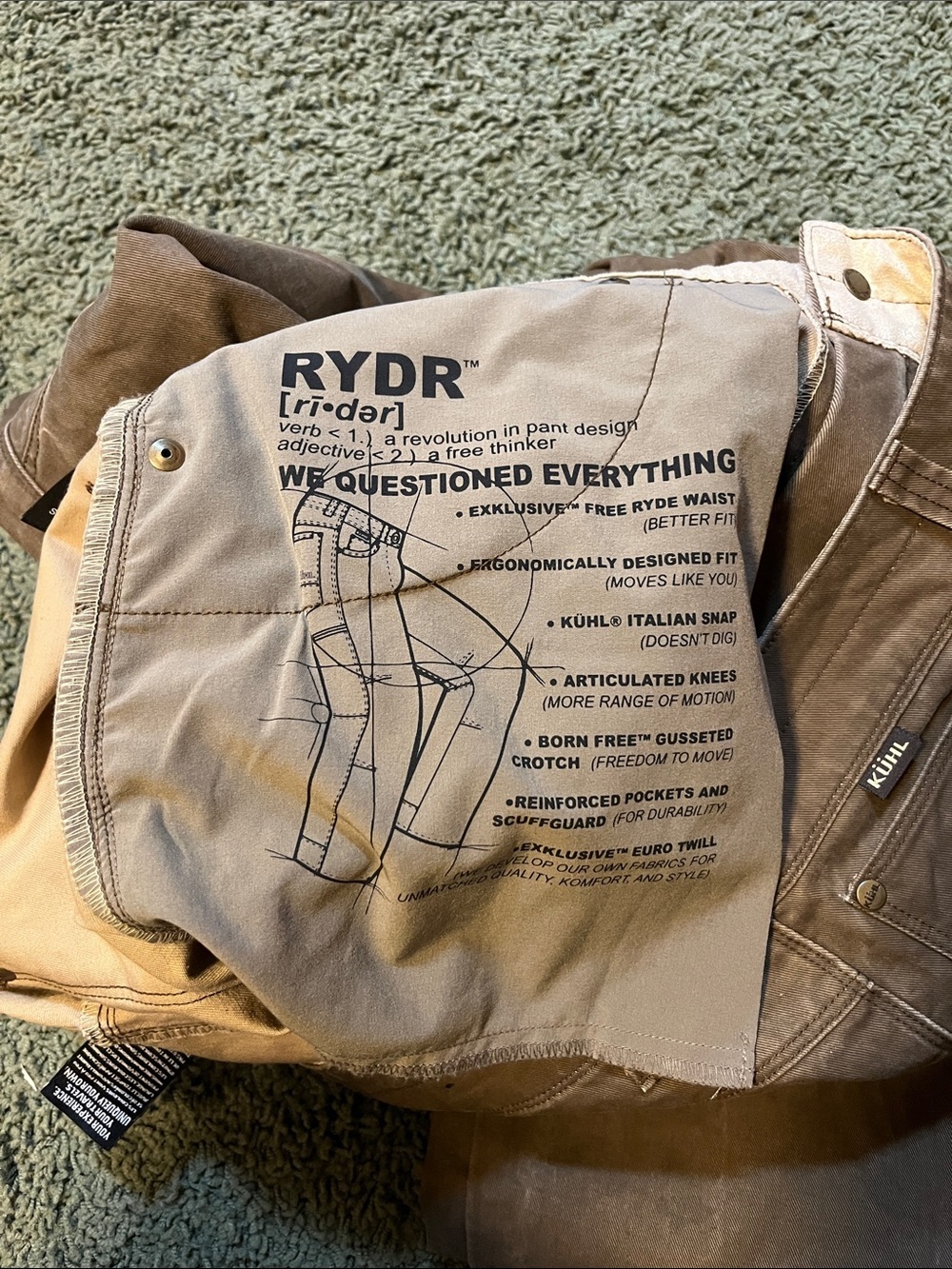 Kuhl Men's Pants Brown - Picture 12 of 12